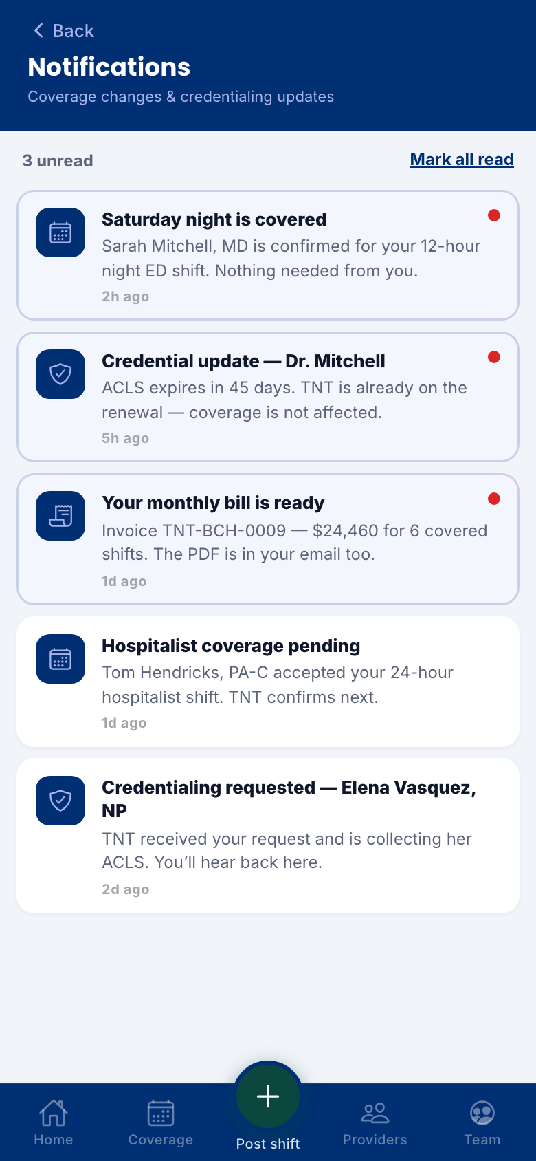 Notifications